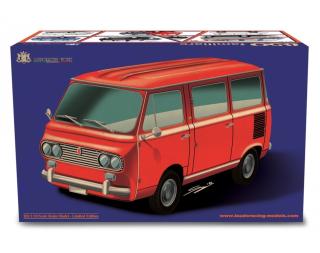 Fiat 850 Familiare 1965-76 Blu Laudoracing 1:18 Resinemodell (Türen, Motorhaube... nicht zu öffnen!)